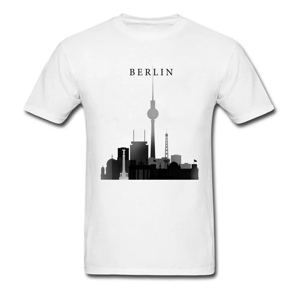 Berlin Fashion Funny High Quality Printing Graphic T-shirt Summer Hot Sale Clothes 100% Cotton Fabric Tops Eu Size Tee Shirts