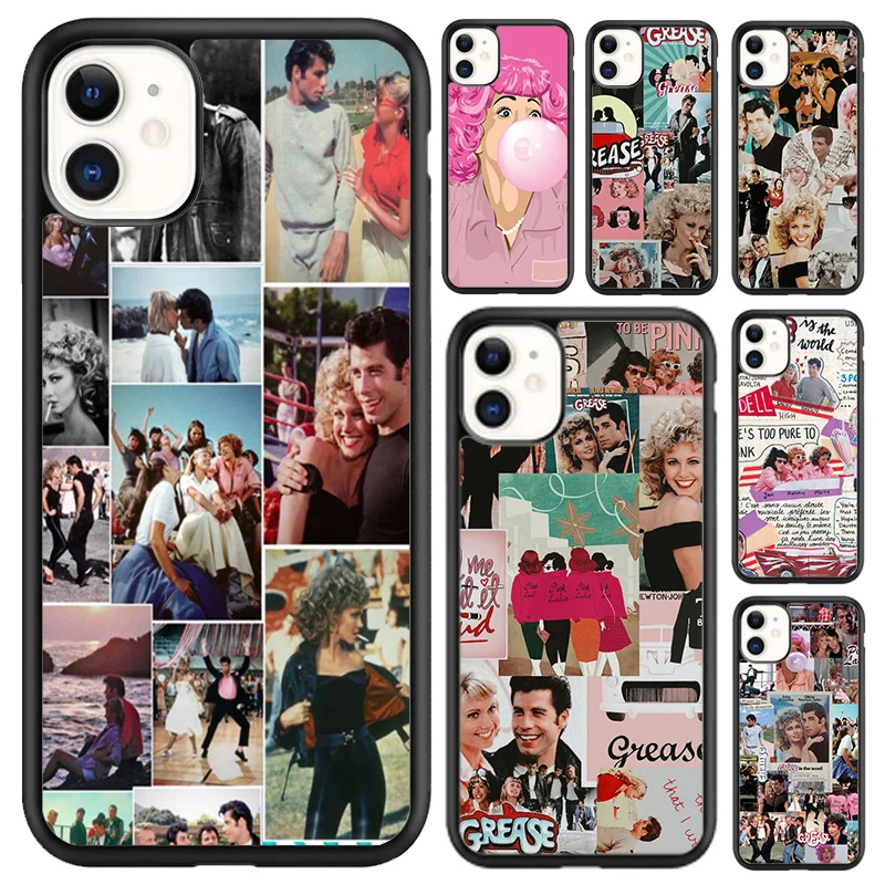 Grease Movie Collage Phone Case For iPhone 16 15 14 plus XR XS 11 12 13 pro max Shell Cover coque