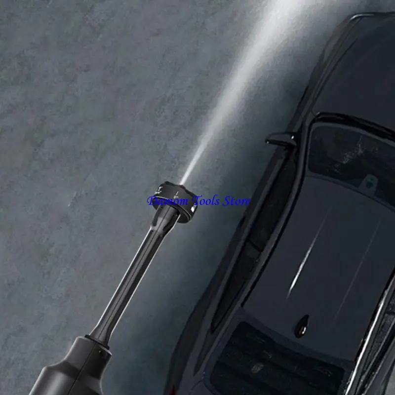 

57BE Cordless Pressure Washer Portable Cordless Washer Battery Pressure Washer 6-in-1 Nozzle High Pressure Washer Guns