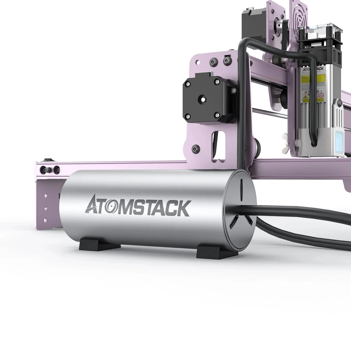 

ATOMSTACK Laser Cutting/Engraving Air-Assisted Accessories HIgh Airflow 10-30L/Min Adjustable to Remove Smoke and Dust