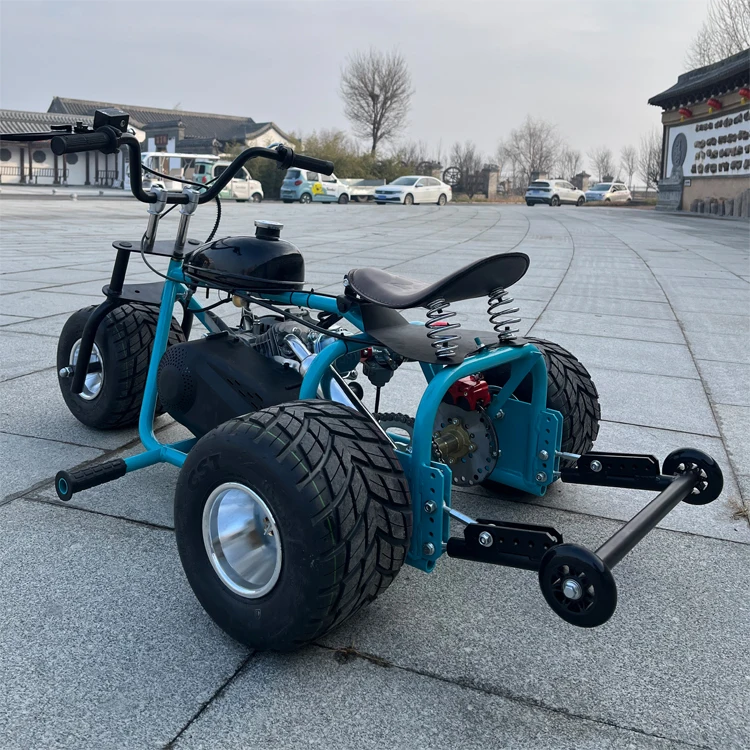 

High Performance 3-Wheel Gas-Powered Racing Trike Buggy 212cc 4-Stroke Engine Disc Brakes Adjustable Speed 200kg Karting Outdoor