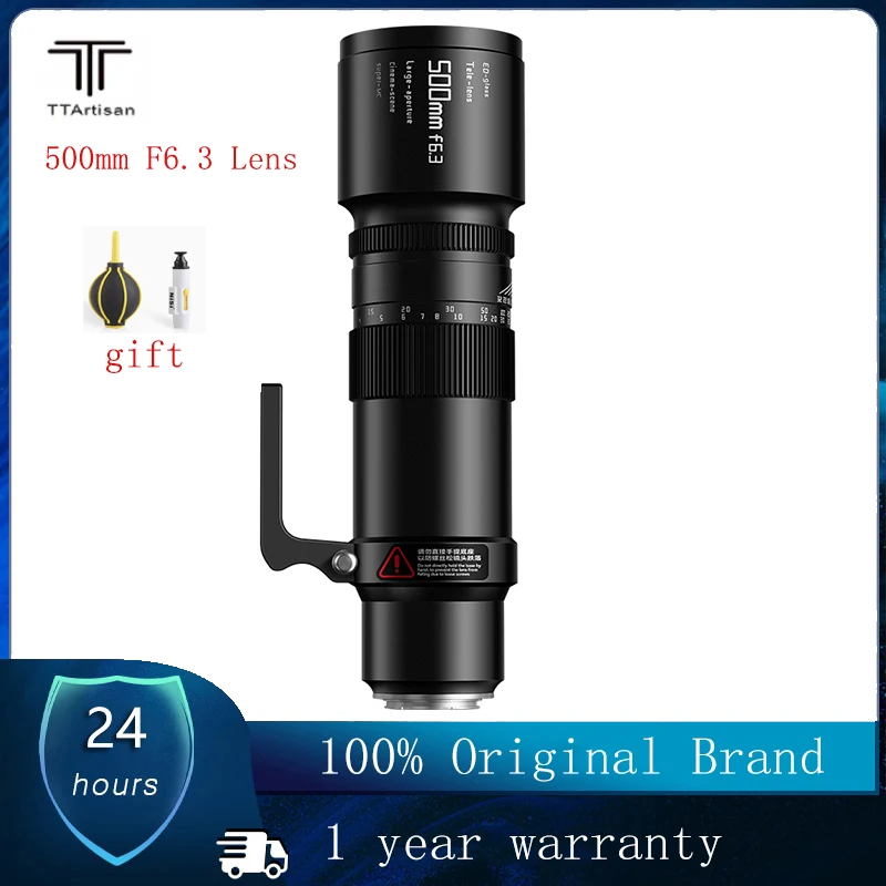 TTArtisan 500mm F6.3 Telephoto Lens Full Frame Lens Camera Full Frame Lens for Sony E-Mount Nikon Z-Mount Canon RF-Mount L-Mount