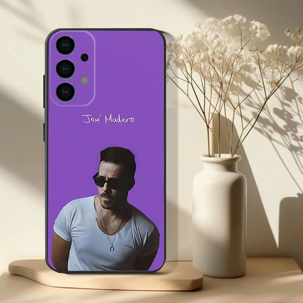 حافظة هاتف لهاتف سامسونج S 25,24,23,22,30,21,10,9,Ultra,Plus,Lite,FE,4,5G Singer J-Jose M-Madero حافظة ناعمة سوداء #3