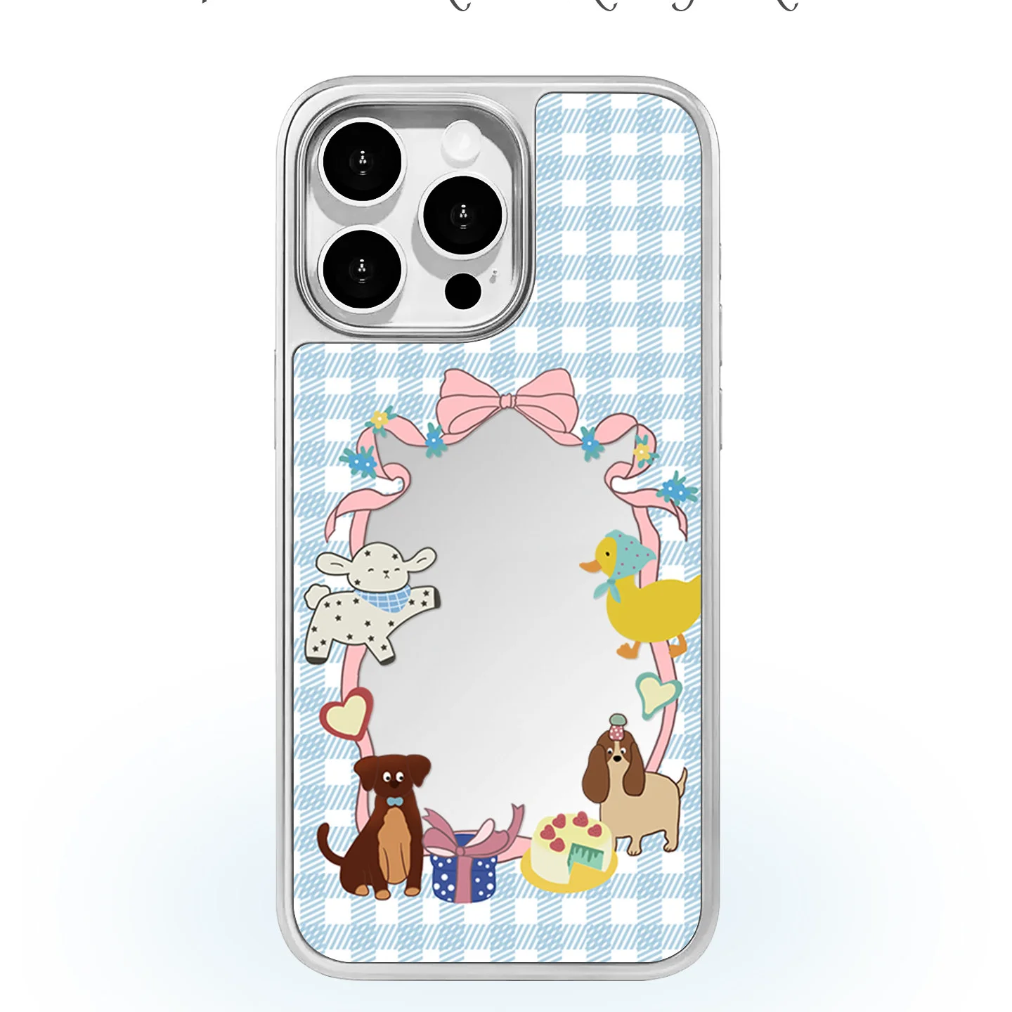 

Luxury Phone Case for iPhone 17 Air 16E 16 15 Pro Max 14 13 Pro 12 11 Plus Camera Protection for Male Female Cute Animals Bumper