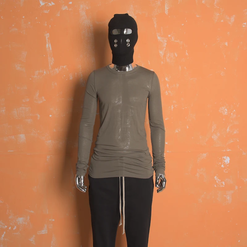 

RO Sle Faionable Couple Wool Blend Long Sve Slim Fit round Ne T-irt Youth Spring Autumn Season Color