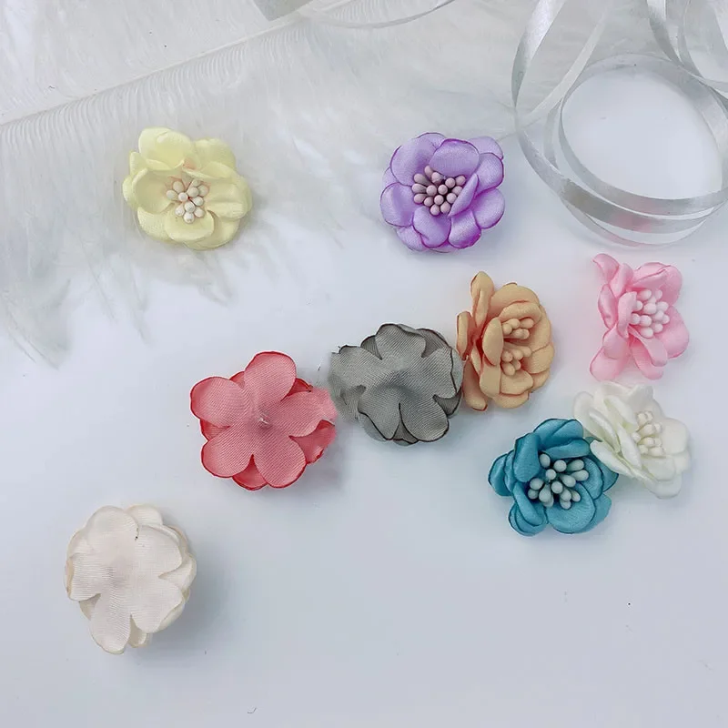 3DFabric Flower for Clothes Decoration,Handmade Flower Material,Children\'s Clothes,Baby Clothes,Wedding Headgear,DIY Accessories