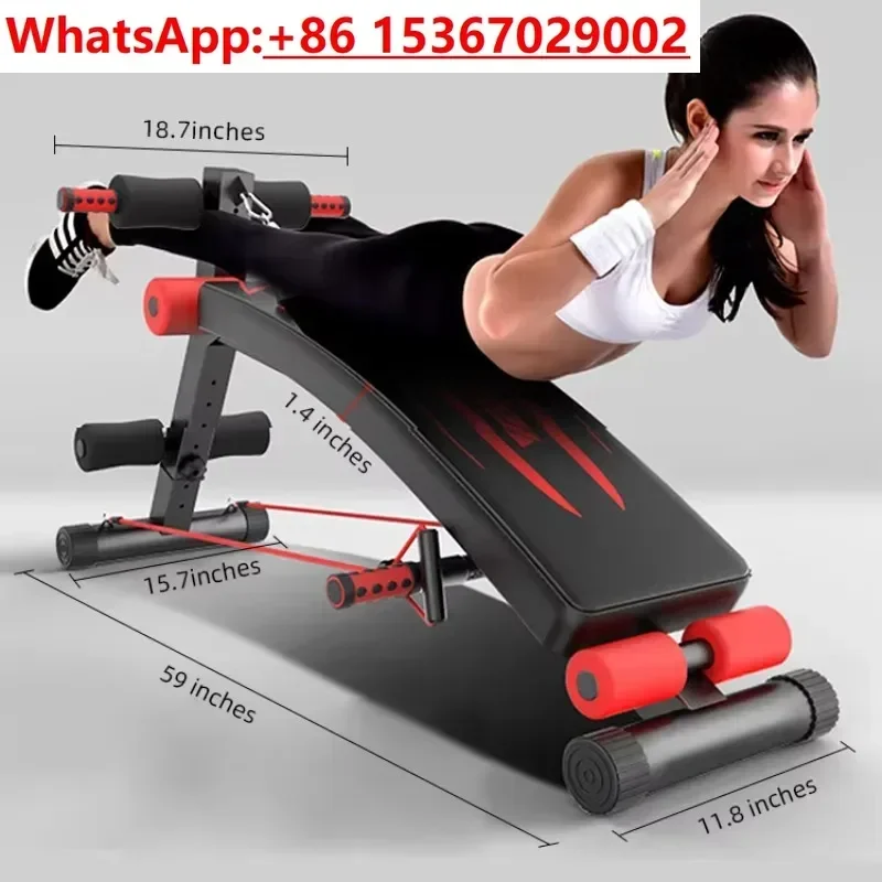 Indoor Multifunctional Adjustable Weight Stool Crunches Bench Press Fitness Equipment Fitness Stool Supine Board