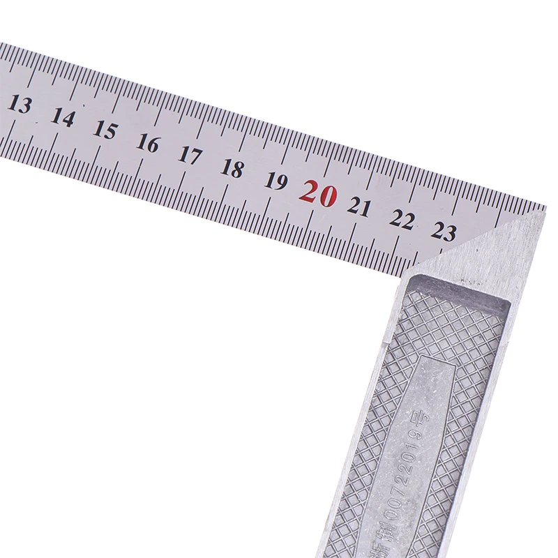 Stainless Steel Square Right Ruler Angle 90 Turning Ruler Woodworking Measuring Tool Gauge Angle Square Ruler 250/300mm