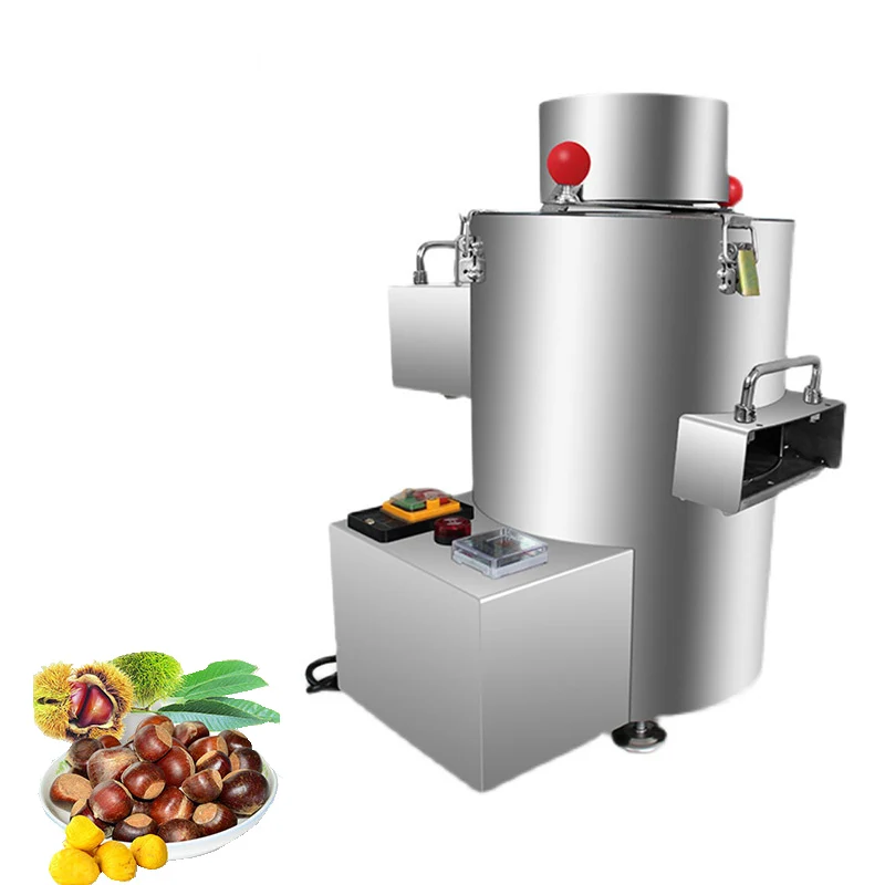 آلة قشر الكستناء الكهربائية التجارية التلقائي إزالة الجلد الكستناء المنزلية الصغيرة استخدام الكستناء المقشر تقشير