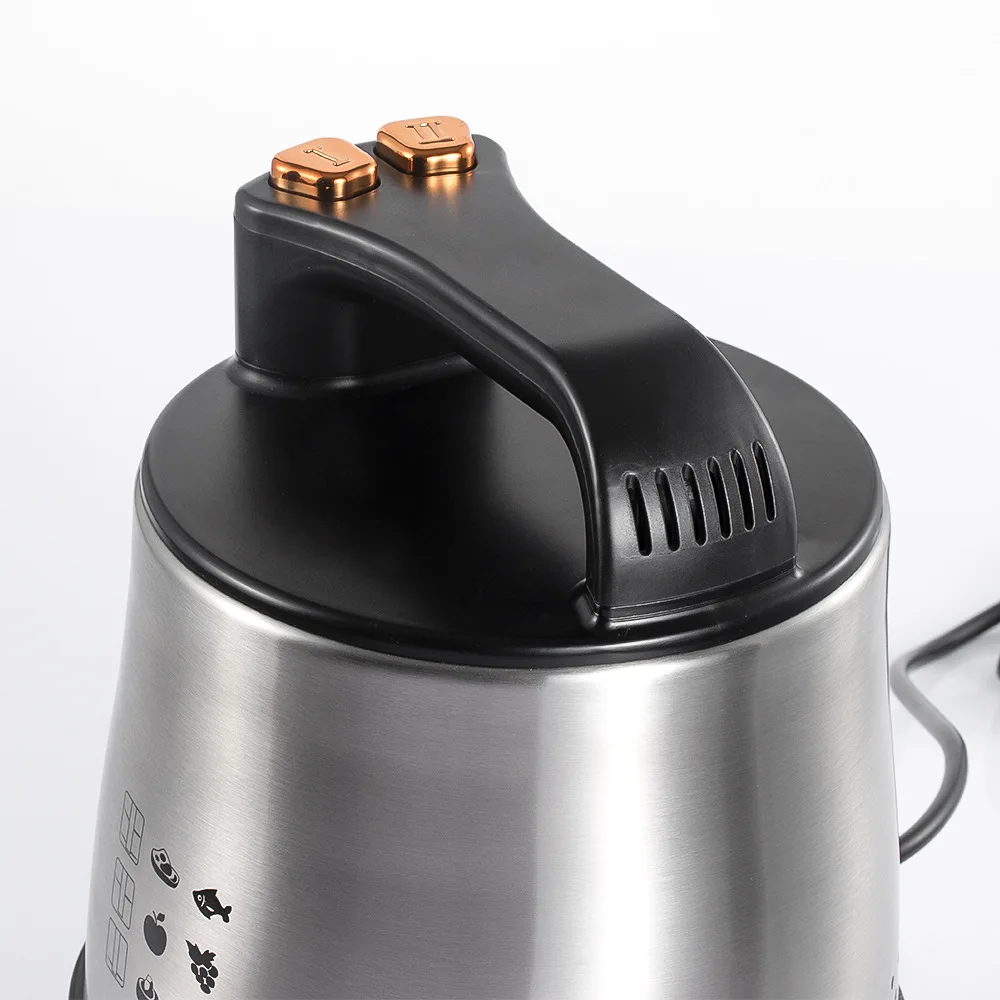 15L Large Capacity Stainless Steel Electric Meat Grinder/Vegetable Chopper for Home Use, Dual Speed ​​Processor