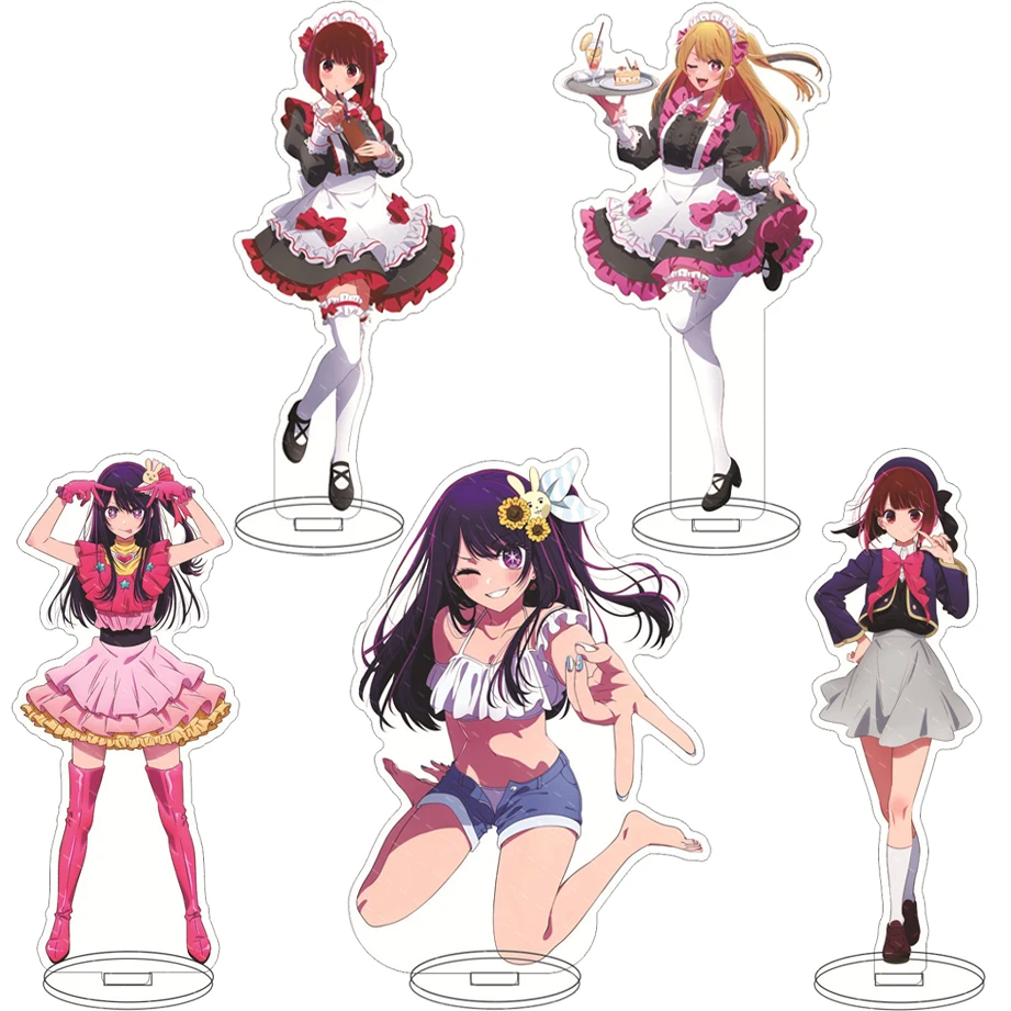 Figura de anime de 16 cm Oshi no Ko Hoshino Ai Hoshino Rubii Arima Kana MEM CYO Hoshino Akua Cos, soporte de acrílico, adornos, regalos bonitos