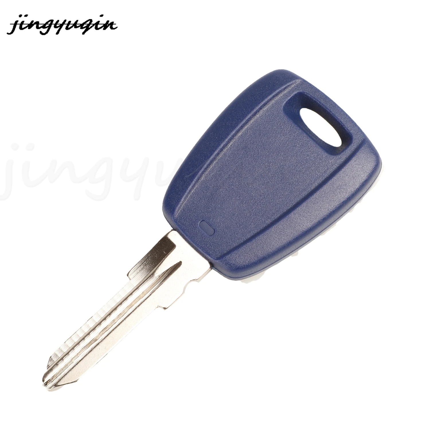 Chave de ignição do transponder de jingyuqin sem chip para fiat punto stilo seicento com lâmina não cortada gt15r/sip22