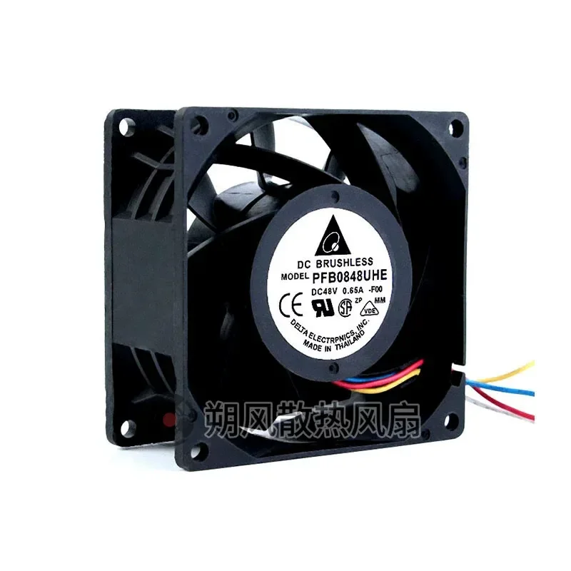 for Original Delta PFB0848UHE 8038 48V 0.65A 8CM PWM Temperature Control Speed Regulation Violent Cooling Fan