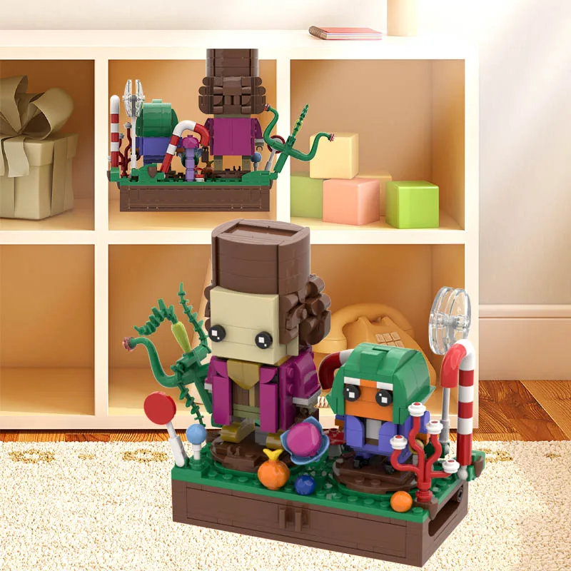 NEW MOC the Chocolate Factory Building Block Creative Assembly Model Toy Birthday Christmas Gifts