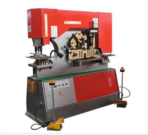Modern Design Q35-20 CNC Hydraulic Ironworker Machine with Multiple Functions Punching Bending Shearing