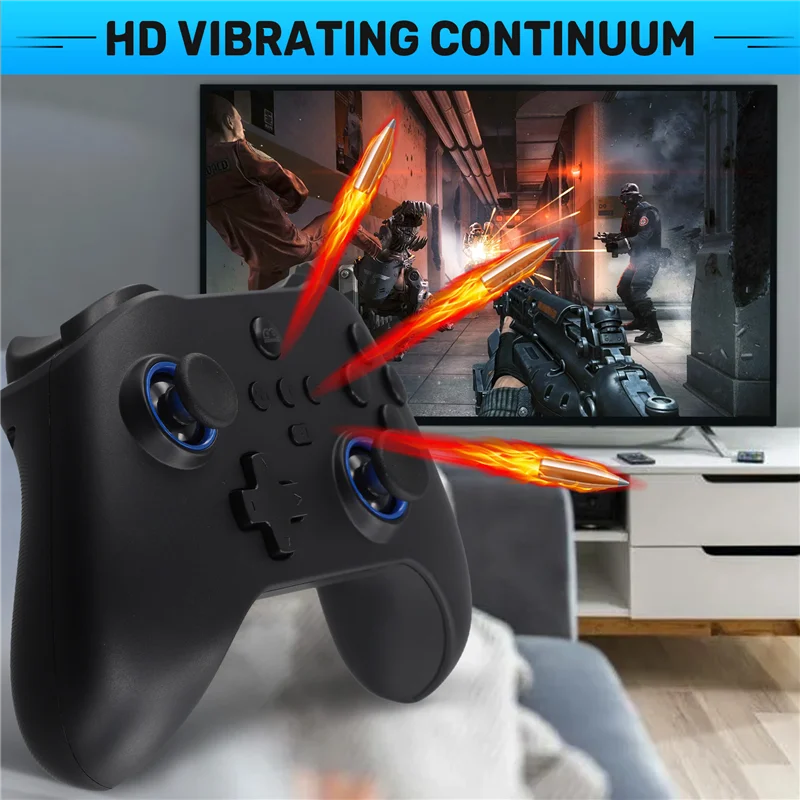 Z03 Wireless Gamepad Hall Manovella Doppio Taglio Trigger Tasti Somatico Per SWITCH Android IOS PC 400Mah Gamepad Portatile