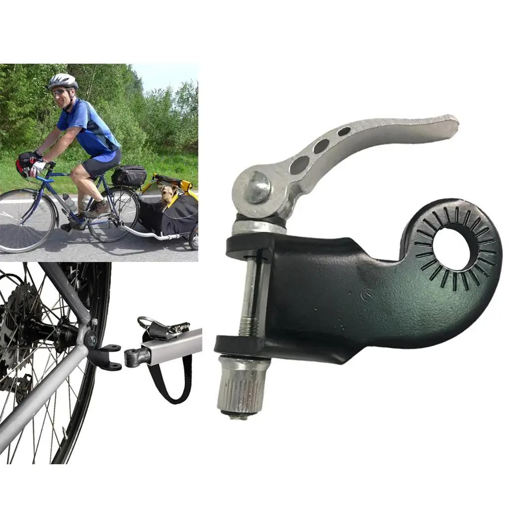 Bike Trailer Hitch Steel Iron Coupler Children Toddlers Trailers Adapter