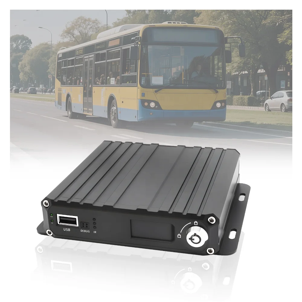 Full 4 Channel 1080P Mobile DVR Recorder with 4G GPS WIFI for Heavy Duty Vehicle Bus Truck Safety
