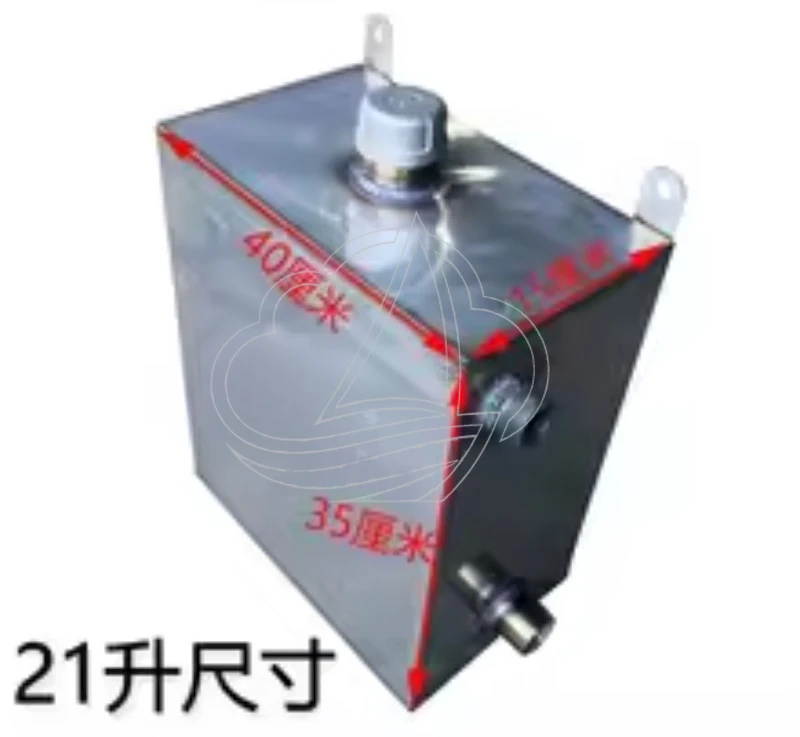 304 Stainless Steel Marine Fuel Tank Hydraulic Reservoir, 9L 11L 12L 21L, Lifting Cage Machine Accessories