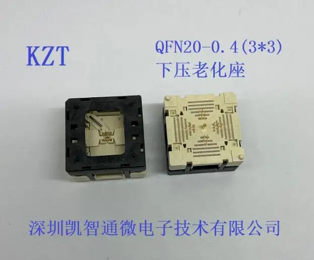 QFN20-0.4 (3*3) Test Socket Aging Socket IC SOCKET QFN20 3*3 Chip Burning Socket