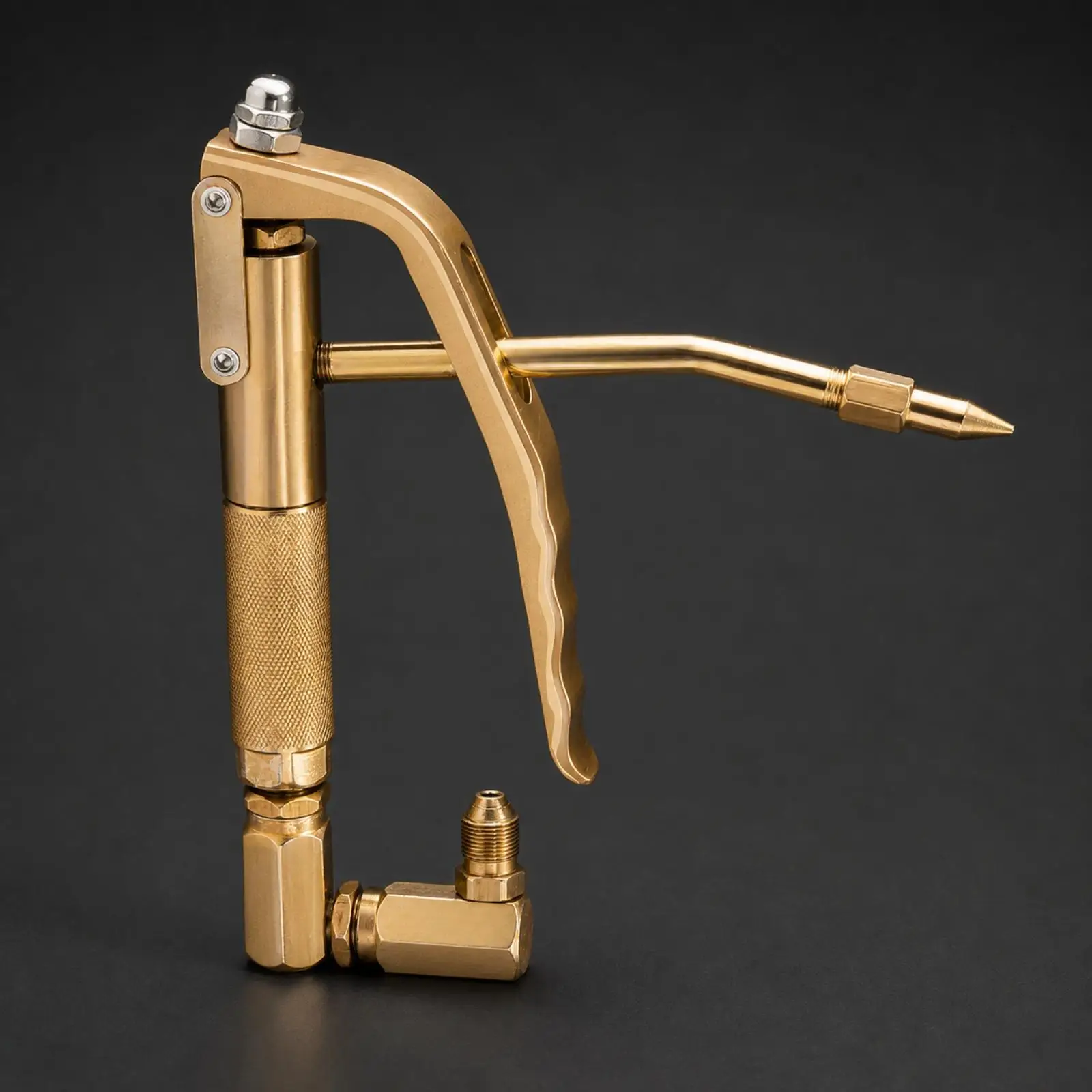 4.5M Pressure Grease Nozzle with Elbow Fitting for Leak Free Connection to Lube Lines