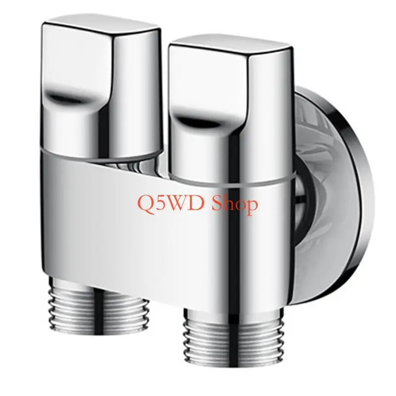 

Q5WD G1/2 Double Outlet Washing Machine Faucet with Independent Temperature Control