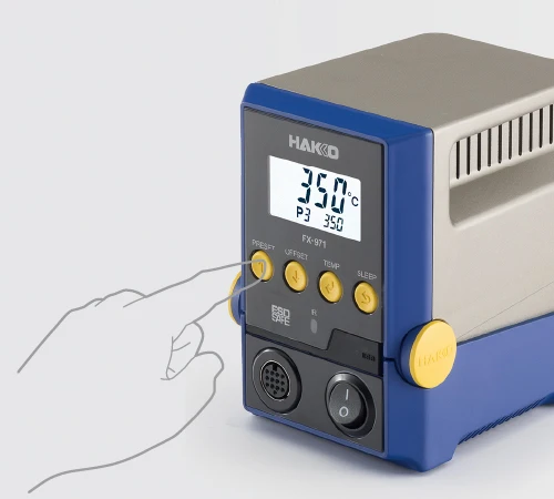Original HAKKO FX-971 Soldering Station 100W 220V FX-971 replaces 951 T39 Welding Tips Soldering Iron For Repair PCB SMD Tool