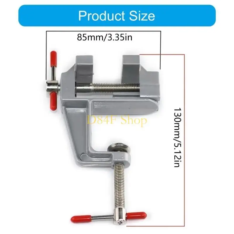D84F Mini Vise High Strength Stable Clamping Force For Precise Work Lightweight