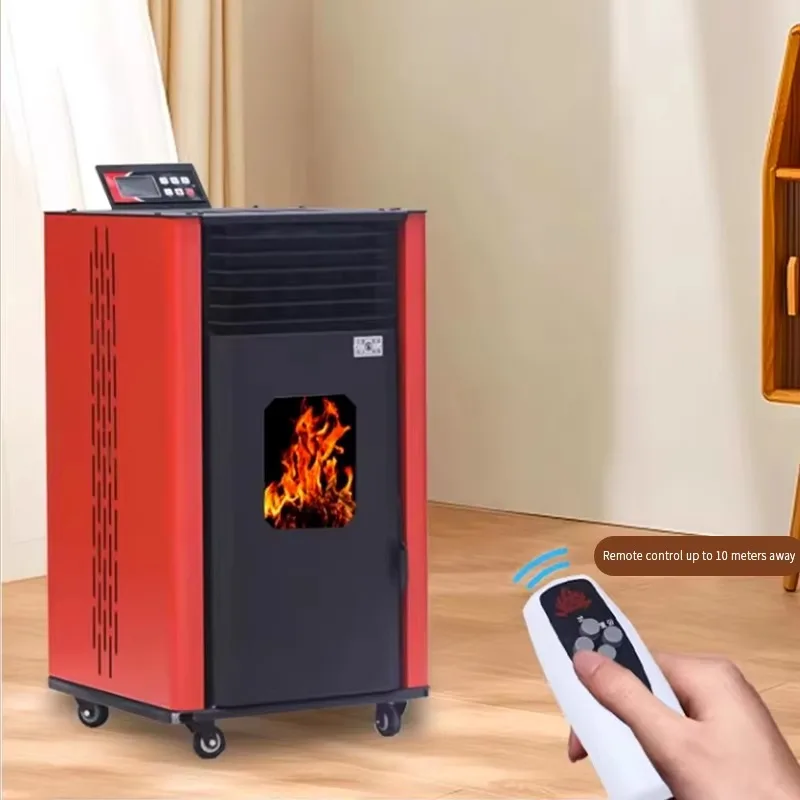 【Best-selling】Modern Fully Automatic Eco-Friendly Cast Iron Pellet Heater Fuel-Free for Indoor Winter Heating of Villas and Home