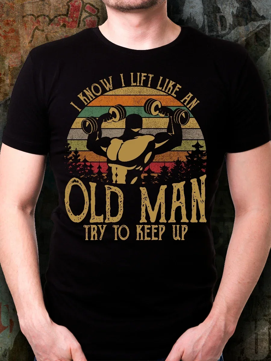 

Funny Gym Muscle-building Weight Lifting Training T Shirt New 100% Cotton Short Sleeve O-Neck T-shirt Casual Mens Top