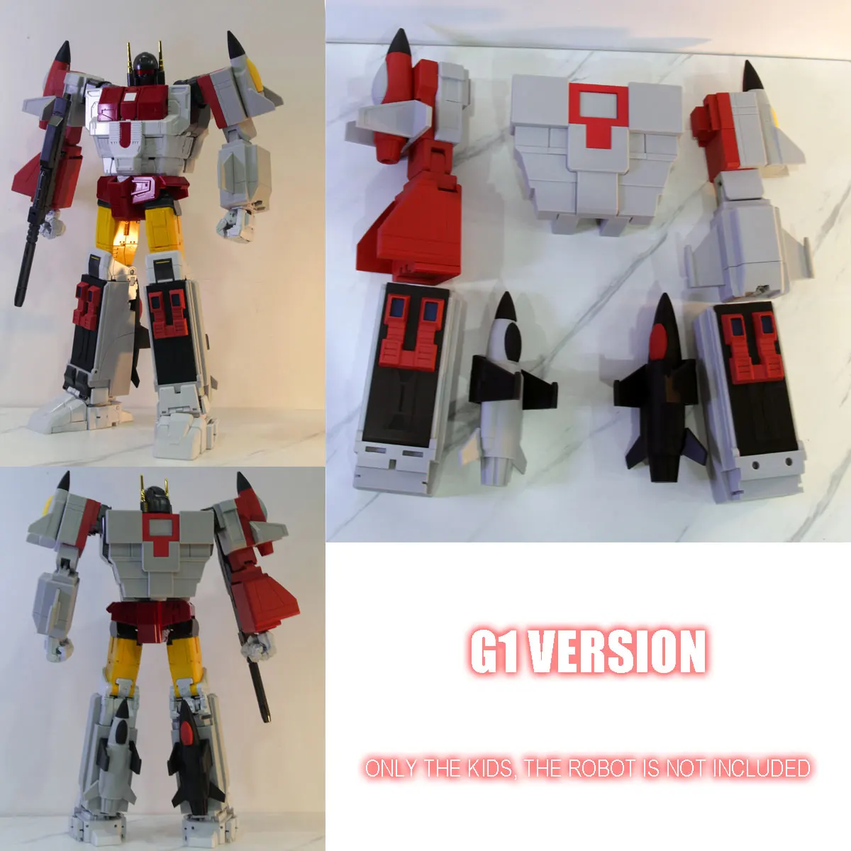 QQT PLA 3D-printen upgradekit Laat alle leden vrij voor FansToys FT30 Superion Transformation