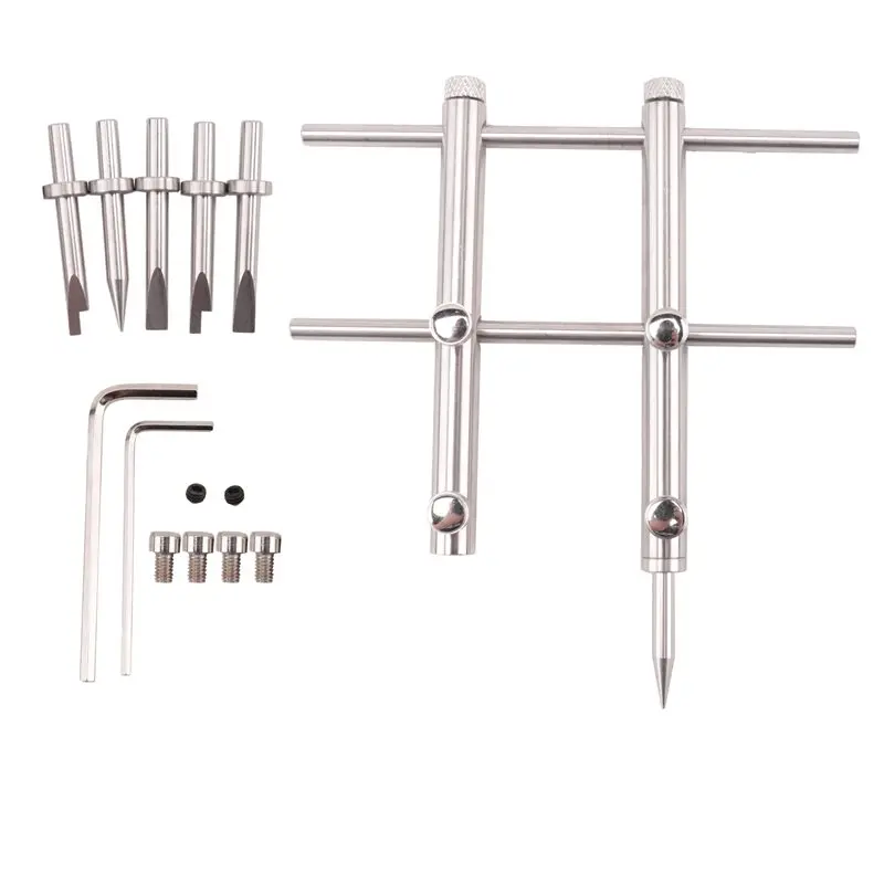 AA08-Camera Lens Openning Repairing Tool Kit 10-100Mm Lens Repair Set With 3 Tips 6 Screws 2 Hexagon Wrench For DSLR Camera