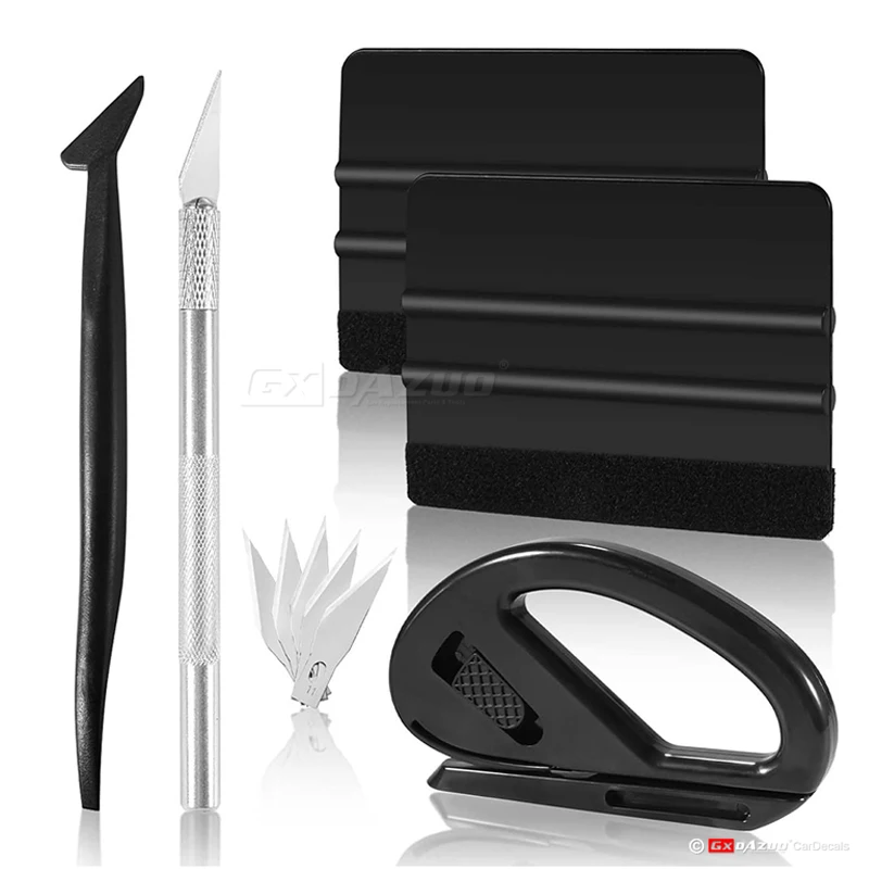 Flat Wallpaper Smoothing Window Tint Tool Wrapping Kit Wrap Tool Squeegee Pink Windshield Removal Replacement Tool