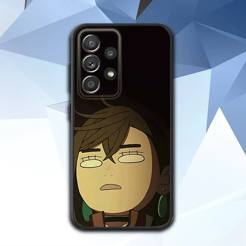 حافظة هاتف أنيمي M-Momo Ayase لهاتف سامسونج S 25,24,23,22,30,21,10,9,Ultra,Plus,Lite,FE,4,5G حافظة سوداء ناعمة