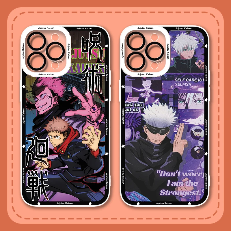 Jujutsu Kaisen Case for Xiaomi 13T 12T 11T Pro 13 12 11 Lite POCO X3 NFC X4 X5 F3 F4 GT F5 M5 M5S Soft Silicone Protective Cover