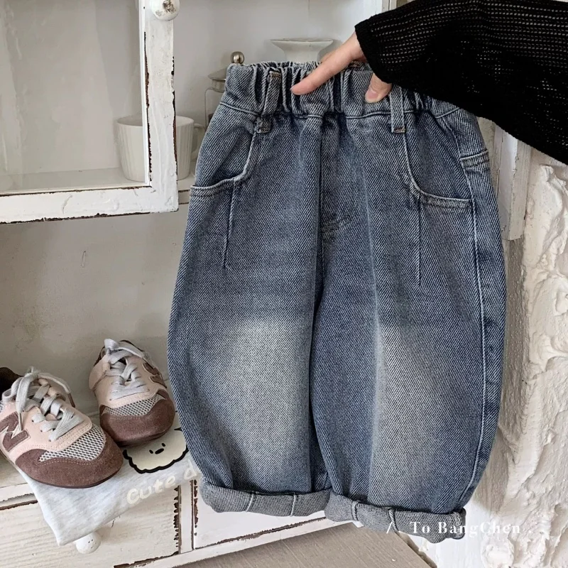 

Baggy Jeans Boys Kids Boys Clothes Child Trousers Korean Children's Clothes 2025 Christmas Gift for Children Boys Pants