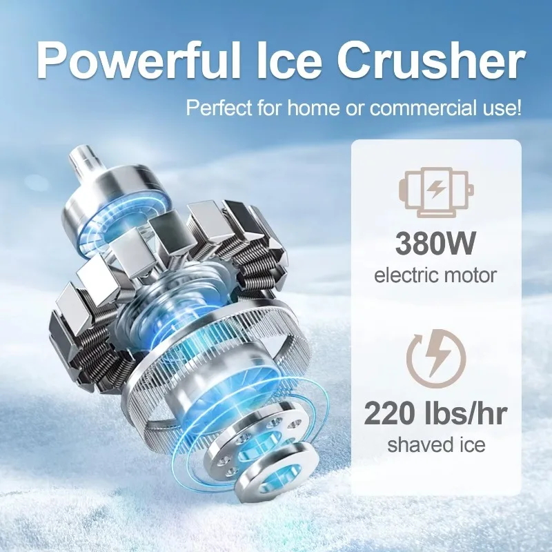 Высокое качество, простая в использовании машина для дробления льда, машина для коммерческого использования, машина для разбивания снежных конусов, машина для разрушения льда
