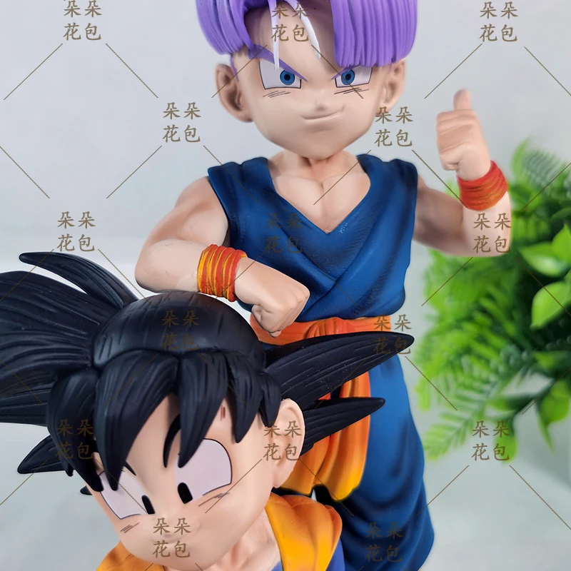 드래곤볼 카카로트 트랭크스 핸드 모델 액션 피규어 - 첫 번째와 두 번째 요소를 좋아하는 팬들을 위한 애니메이션 테마의 데스크탑 장식품