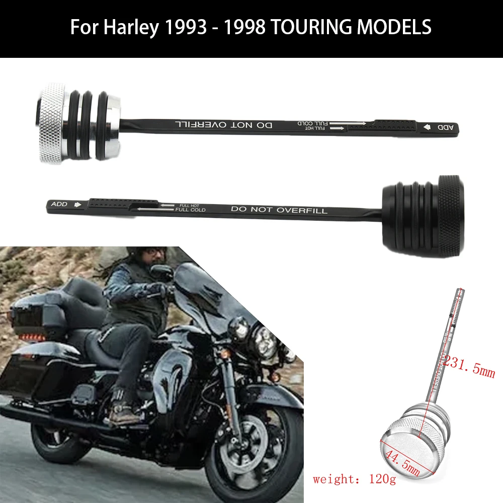 

For Harley 1993 - 1999 TOURING MODELS Road King Fat Boy Electra Glide Motorcycle Engine Precision Oil Dipstick