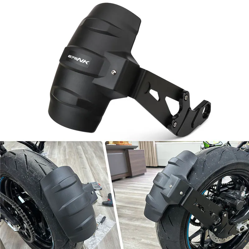 

Motorcycle Rear Fender Mudguard Wheel Hugger Splash Guard Cover Protector For 675SR 675SR-R 675NK 675 SR NK 675SRR 2024 2025