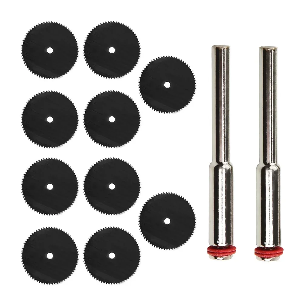 10Pcs 25mm Mini lama per sega circolare HSS disco da taglio per metallo in legno utensili da taglio per legno accessori per elettroutensili