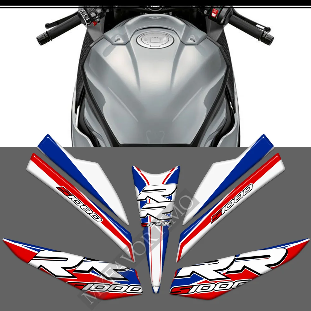 Untuk BMW S1000RR HP HP4 pelindung stiker sepeda motor Fairing lambang Tank Pad pelindung lutut S 1000 RR Fairing 2018 2019 2020