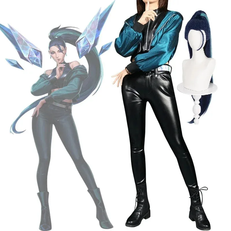 Bear's Den Game League of Legends Ahri KaiSa Evelynn KDA LOL Cosplay Costume Dress Women Girls Sexy Halloween Role Pla New 2025