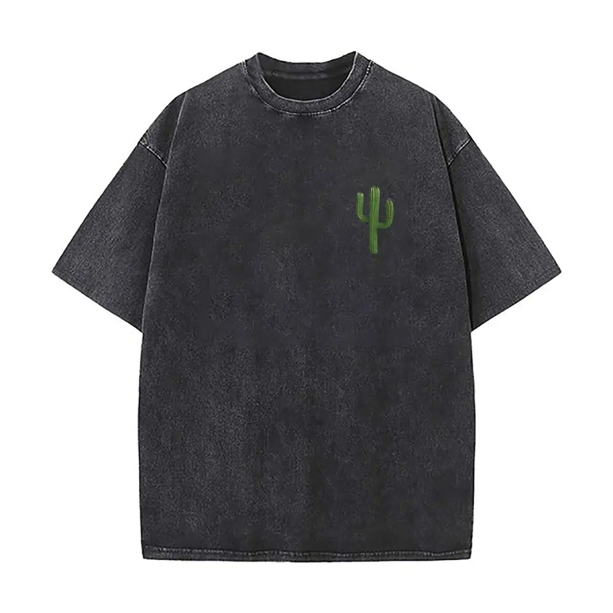 Arizona Saguaro Cactus 2025 Washed Vintage T-Shirts Street Hip Hop Retro Punk T Shirt