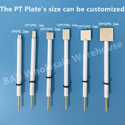 Pt Plate Electrode Purity 99.9% purity platinum plate counter auxiliary electrode PT Electrochemical workstation