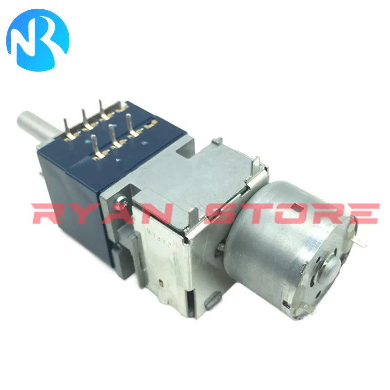 1PCS 100% NEW Half handle RK27 Type 5KA 10KA 20KA 50KA 100KA Motor Potentiometer Volume Switch For Stereo Audio Amplifier