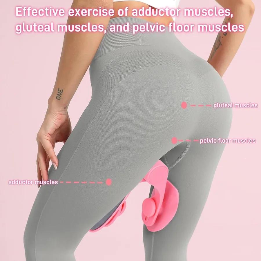 مدرب الحوض للنساء والرجال قابل للتعديل زنبركي مقاوم لتمارين الورك l حبر التمرين لعضلات الفخذ والحوض