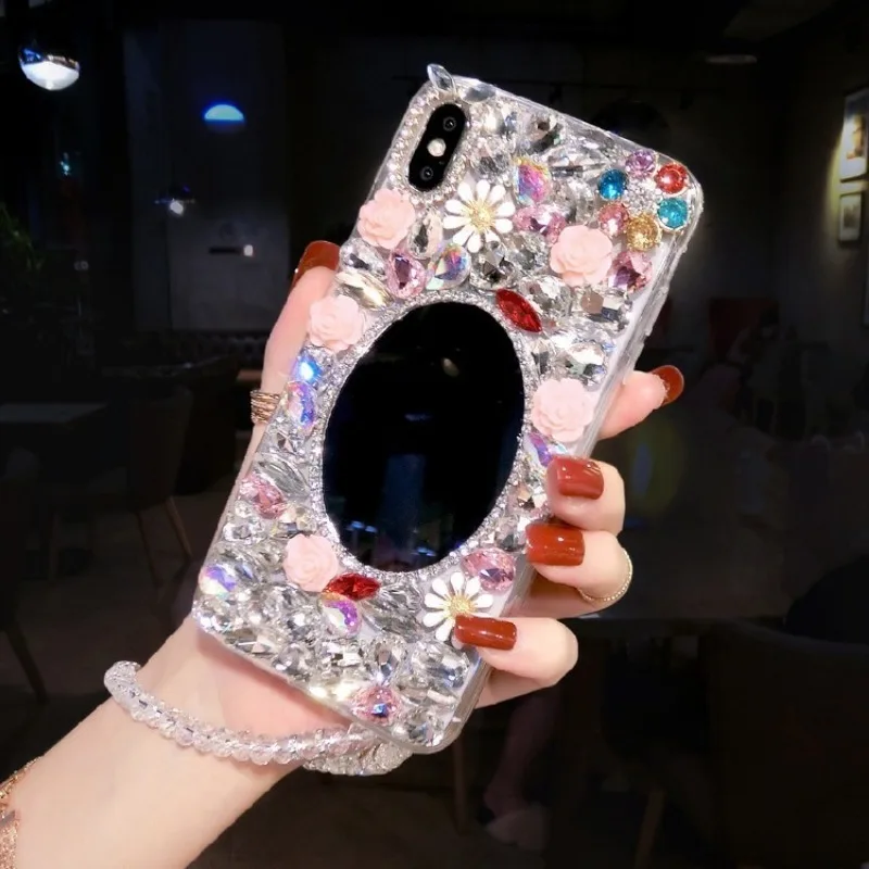 Shiny Diamond Mobile Case, Soft Phone Cover, Varicolored Mirror Diamond, For Xiaomi Redmi 9A, 9C, Note10S, Note11, 12Pro