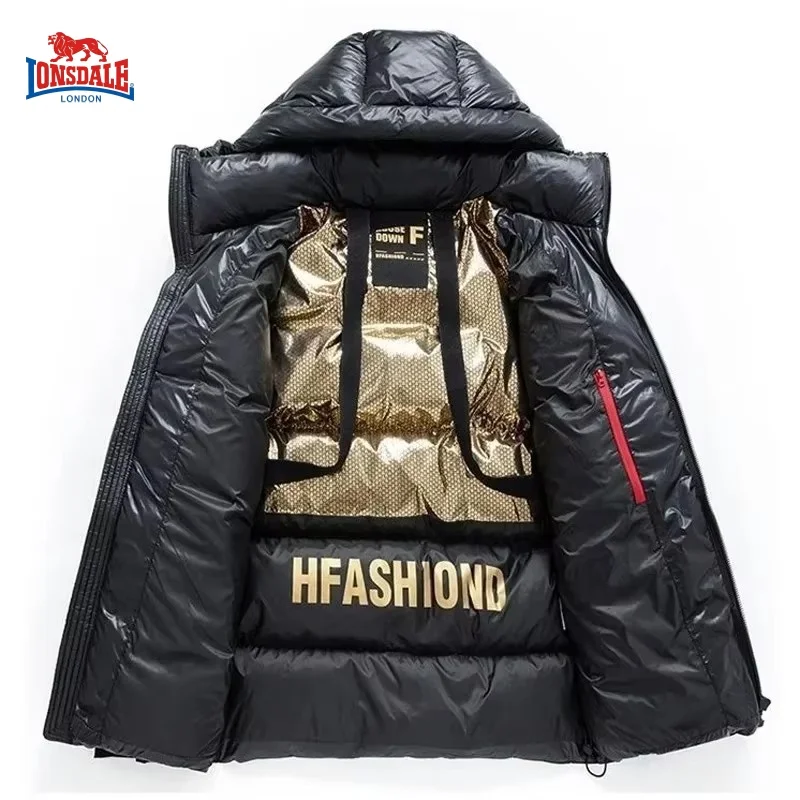 

New Men's Hooded Goose Down Jacket for Autumn and Winter Luxury Fashion Leisure Outdoor Waterproof and Warm Down Jacket