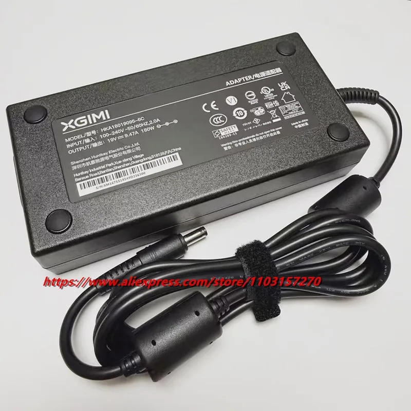 純正 19V 9.47A 5.5x2.5mm XGIMI HKA18019095-6C AC アダプター XGIMI H3 プロジェクター HKA18018010-6A 電源用